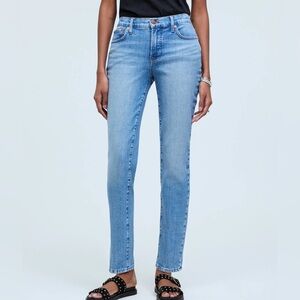 Madewell Women's Straight Leg Jeans - Light Blue